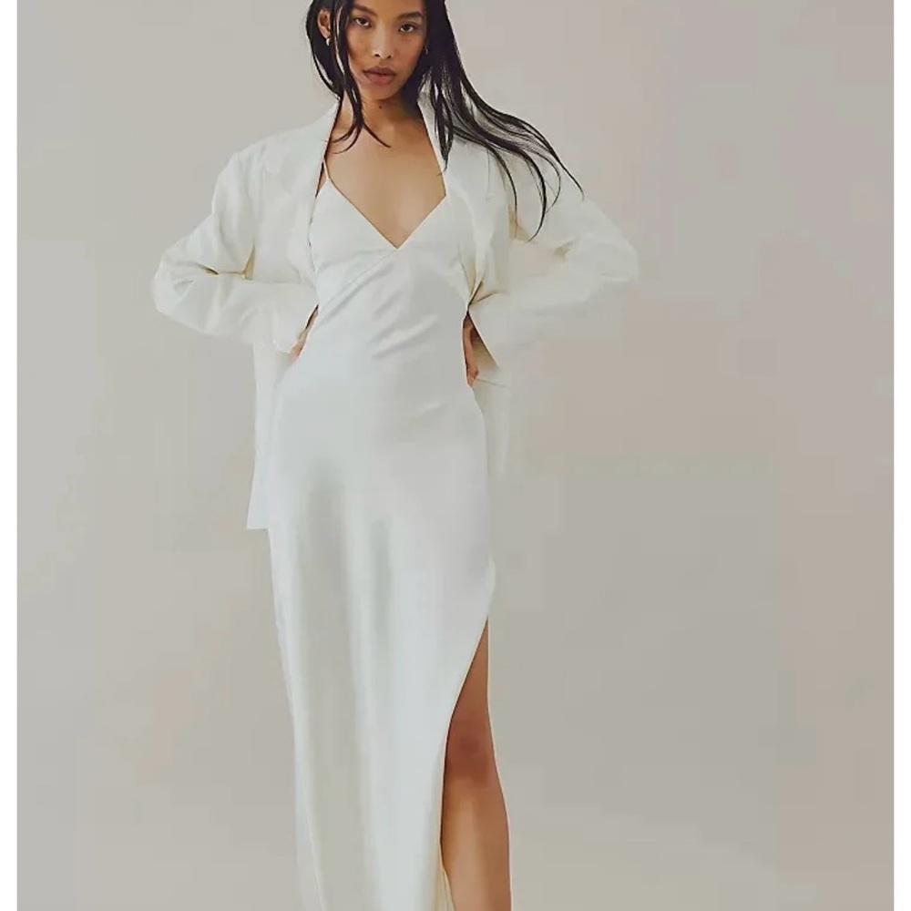 Free people saint tropez backcless dress with blazer -NEW